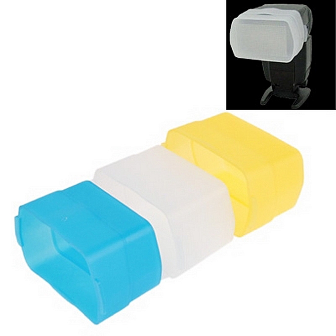 Generic 3-colors Flash Diffuser For speedlite